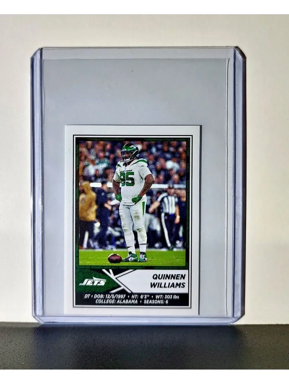 Quinnen Williams 2024 Panini NFL Sticker #96 New York Jets